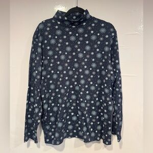 Northcrest snowflake Christmas turtle neck‎